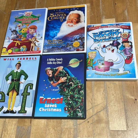 5 Christmas DVDs - Picture 1 of 11